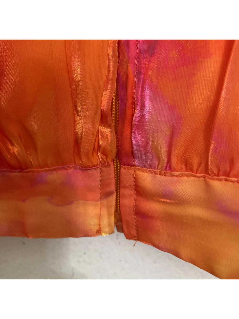 YAURA NEW YAURA Faari Crop Top Orange Top size US Medium $150msrp - Picture 8 of 12